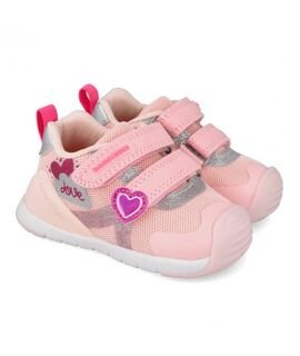 Biomecanics Παιδικά Ανατομικά Sneakers High 262133-A032-ROSA - ΡΟΖ