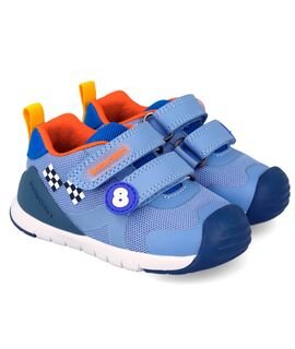 Biomecanics Παιδικά Ανατομικά Sneakers High 262134-A371-JEANS - ΓΑΛΑΖΙΟ