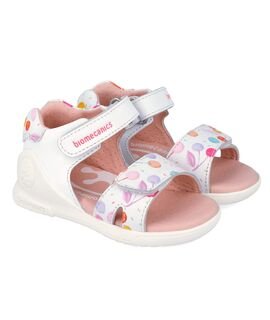 Biomecanics Παιδικά Ανατομικά Δερμάτινα Παπουτσοπέδιλα 262141-A050-BLANCO - ΛΕΥΚΟ