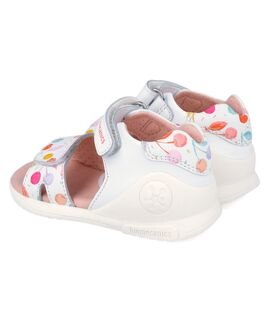 Biomecanics Παιδικά Ανατομικά Δερμάτινα Παπουτσοπέδιλα 262141-A050-BLANCO - ΛΕΥΚΟ