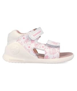 Biomecanics Παιδικά Ανατομικά Δερμάτινα Παπουτσοπέδιλα 262142-C050-BLANCO - ΛΕΥΚΟ