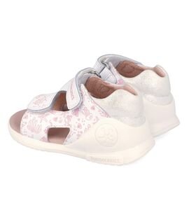 Biomecanics Παιδικά Ανατομικά Δερμάτινα Παπουτσοπέδιλα 262142-C050-BLANCO - ΛΕΥΚΟ
