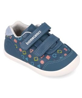 Biomecanics Παιδικά Ανατομικά Δερμάτινα Sneakers 262166-A556-PETROL - ΜΠΛΕ