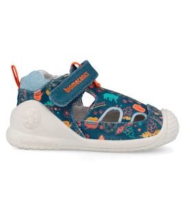 Biomecanics Παιδικά Πάνινα Ανατομικά Παπουτσοπέδιλα 262184-A556-PETROL - ΜΠΛΕ