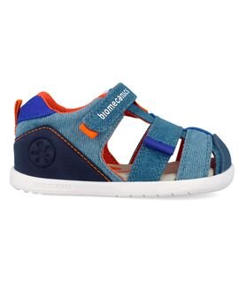 Biomecanics Παιδικά Πάνινα Ανατομικά Παπουτσοπέδιλα 262199-A371-JEANS - ΜΠΛΕ/ΤΖΙΝ