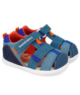 Biomecanics Παιδικά Πάνινα Ανατομικά Παπουτσοπέδιλα 262199-A371-JEANS - ΜΠΛΕ/ΤΖΙΝ