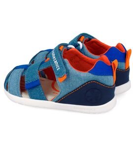 Biomecanics Παιδικά Πάνινα Ανατομικά Παπουτσοπέδιλα 262199-A371-JEANS - ΜΠΛΕ/ΤΖΙΝ