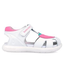 Biomecanics Παιδικά Ανατομικά Δερμάτινα Παπουτσοπέδιλα 262201-A050-BLANCO - ΛΕΥΚΟ