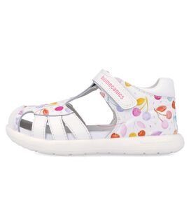 Biomecanics Παιδικά Ανατομικά Δερμάτινα Παπουτσοπέδιλα 262202-A050-BLANCO - ΛΕΥΚΟ