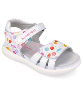 Biomecanics Παιδικά Ανατομικά Δερμάτινα Πέδιλα 262205-A050-BLANCO - ΛΕΥΚΟ