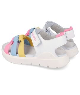 Biomecanics Παιδικά Ανατομικά Πέδιλα 262221-C310-BLANCO Y MULTICLOROR - ΛΕΥΚΟ/ΠΟΛΥΧΡΩΜΟ