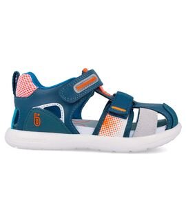 Biomecanics Παιδικά Δερμάτινα Ανατομικά Παπουτσοπέδιλα 262231-A556-PETROL - ΜΠΛΕ