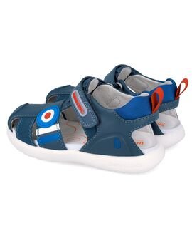 Biomecanics Παιδικά Δερμάτινα Ανατομικά Παπουτσοπέδιλα 262234-A556-PETROL - ΜΠΛΕ