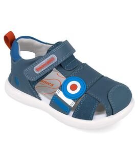 Biomecanics Παιδικά Δερμάτινα Ανατομικά Παπουτσοπέδιλα 262234-A556-PETROL - ΜΠΛΕ