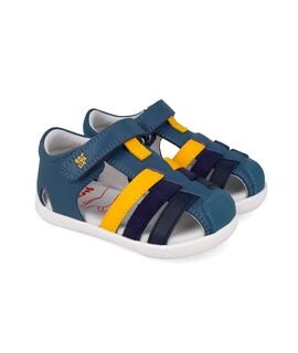 Garvalin Παιδικά Ανατομικά Παπουτσοπέδιλα 262325-A556-PETROL - ΜΠΛΕ