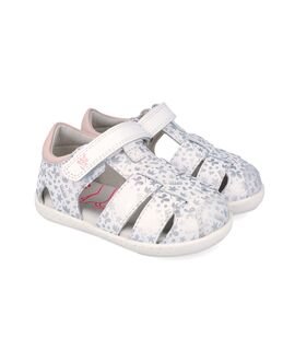 Garvalin Παιδικά Ανατομικά Παπουτσοπέδιλα 262326-A313-BLANCO Y PLATA - ΛΕΥΚΟ/ΑΣΗΜΙ