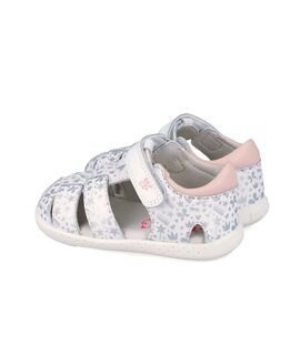 Garvalin Παιδικά Ανατομικά Παπουτσοπέδιλα 262326-A313-BLANCO Y PLATA - ΛΕΥΚΟ/ΑΣΗΜΙ