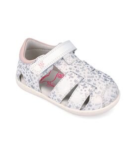 Garvalin Παιδικά Ανατομικά Παπουτσοπέδιλα 262326-A313-BLANCO Y PLATA - ΛΕΥΚΟ/ΑΣΗΜΙ