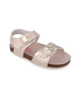 Garvalin Παιδικά Ανατομικά Πέδιλα Σκαφάκια 262466-A103-BEIGE - ΜΠΕΖ/ΧΡΥΣΟ