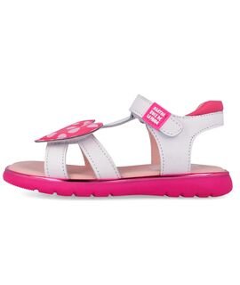 Agatha Ruiz De La Prada Παιδικά Δερμάτινα Ανατομικά Πέδιλα 262961-B050-BLANCO - ΛΕΥΚΟ