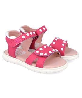 Agatha Ruiz De La Prada Παιδικά Δερμάτινα Ανατομικά Πέδιλα 262963-A146-FUCSIA - ΦΟΥΞΙΑ