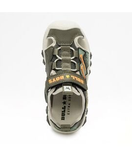 BULL BOYS Παιδικά Παπουτσοπέδιλα με ΗΧΟ  T-REX VERDE DNCR5190-VE42 - ΧΑΚΙ
