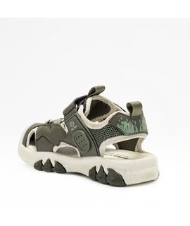 BULL BOYS Παιδικά Παπουτσοπέδιλα με ΗΧΟ  T-REX VERDE DNCR5190-VE42 - ΧΑΚΙ