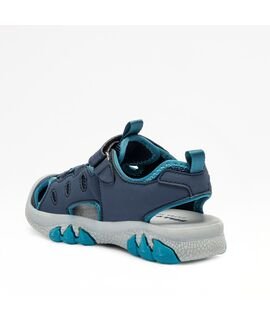 BULL BOYS Παιδικά Παπουτσοπέδιλα με ΦΩΤΑΚΙΑ DNCL5192-BL11 MOSASAURO BLU - ΜΠΛΕ