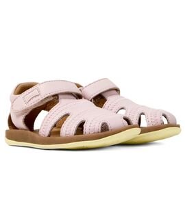 Camper Παιδικά Δερμάτινα Παπουτσοπέδιλα Bicho Pink 80372-087 - ΡΟΖ