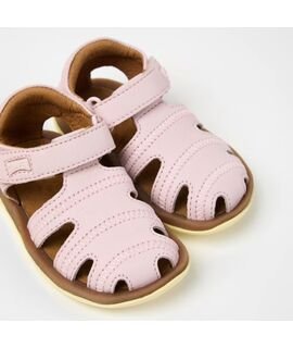 Camper Παιδικά Δερμάτινα Παπουτσοπέδιλα Bicho Pink 80372-087 - ΡΟΖ