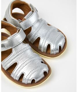 Camper Παιδικά Δερμάτινα Παπουτσοπέδιλα Bicho Pink 80372-088 GREY - ΑΣΗΜΙ