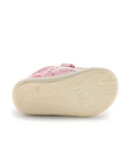 Naturino Παιδικά Δερμάτινα Ανατομικά Μποτάκια Cocoon VL canvas pr. flowering pink - ΡΟΖ