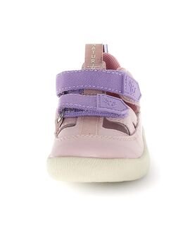 Naturino Παιδικά Δερμάτινα Ανατομικά Παπουτσοπέδιλα Barefoot Giommy. calf pink - ΡΟΖ