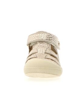 Naturino Παιδικά Δερμάτινα Ανατομικά Παπουτσοπέδιλα Bede suede savage platinum - ΜΠΕΖ/ΧΡΥΣΟ