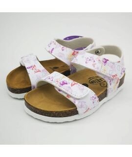 PLAKTON Παιδικά Ανατομικά Πέδιλα Σκαφάκια SARA BLANCO ESTAMPADO 135448-7739-80 - ΛΕΥΚΟ