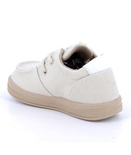 PRIMIGI Παιδικά Ανατομικά Υφασμάτινα Μοκασίνια 1355600 bianco - ΕΚΡΟΥ