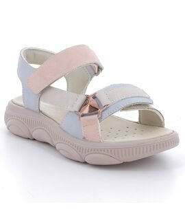 PRIMIGI Παιδικά Δερμάτινα Πέδιλα 1390622 sky blue/pink - ΠΟΛΥΧΡΩΜΟ