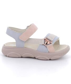 PRIMIGI Παιδικά Δερμάτινα Πέδιλα 1390622 sky blue/pink - ΠΟΛΥΧΡΩΜΟ