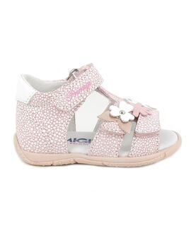 PRIMIGI Παιδικά Ανατομικά Δερμάτινα Πέδιλα 1413022 pink - ΡΟΖ