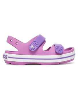 CROCS Παιδικά Πέδιλα Θαλάσσης Crocband Cruiser Sandal 209424-6WQ BUBBLE - ΡΟΖ/ΜΩΒ