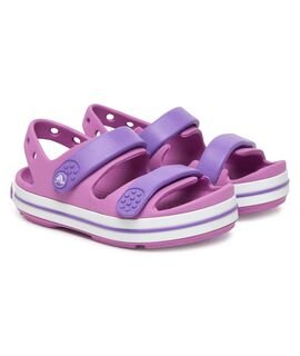 CROCS Παιδικά Πέδιλα Θαλάσσης Crocband Cruiser Sandal 209424-6WQ BUBBLE - ΡΟΖ/ΜΩΒ