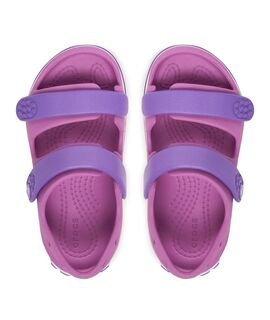 CROCS Παιδικά Πέδιλα Θαλάσσης Crocband Cruiser Sandal 209424-6WQ BUBBLE - ΡΟΖ/ΜΩΒ