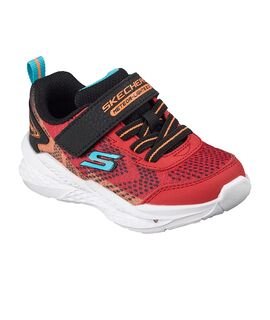 SKECHERS Παιδικά Sneakers με ΦΩΤΑΚΙΑ Meteor-Lights 2.0 velcro lights 401490N-RDBK - ΚΟΚΚΙΝΟ