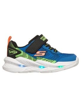 SKECHERS Παιδικά Sneakers με ΦΩΤΑΚΙΑ Meteor-Lights 2.0 velcro lights 401490N-BLBK - ΜΠΛΕ