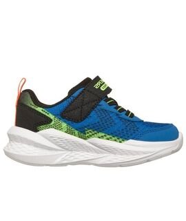 SKECHERS Παιδικά Sneakers με ΦΩΤΑΚΙΑ Meteor-Lights 2.0 velcro lights 401490N-BLBK - ΜΠΛΕ