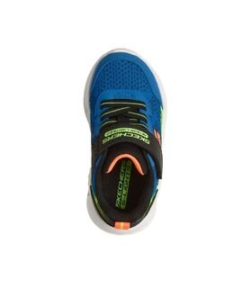 SKECHERS Παιδικά Sneakers με ΦΩΤΑΚΙΑ Meteor-Lights 2.0 velcro lights 401490N-BLBK - ΜΠΛΕ