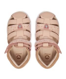Mayoral Παιδικά Δερμάτινα Ανατομικά Παπουτσοπέδιλα 26-41719-082 ΡΟΖ