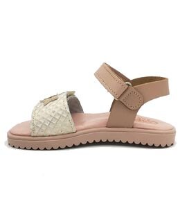 ABY shoes Παιδικά Δερμάτινα Ανατομικά Πέδιλα ABY630-NUDE