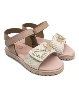 ABY shoes Παιδικά Δερμάτινα Ανατομικά Πέδιλα ABY630-NUDE