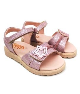 ABY shoes Παιδικά Δερμάτινα Ανατομικά Πέδιλα ABY631-ΡΟΖ